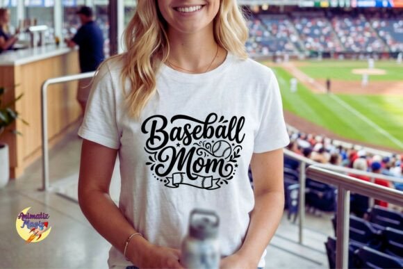 Baseball Mom SVG for Crafts: A Versatile Graphic Design Asset