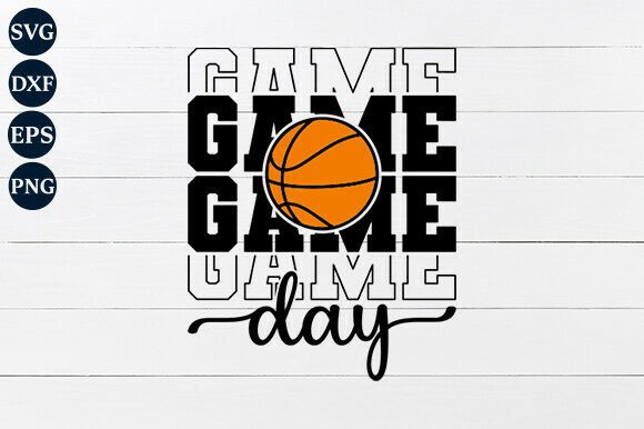 Basketball Game Day SVG PNG: A Versatile Graphic Design Asset for Content Creators