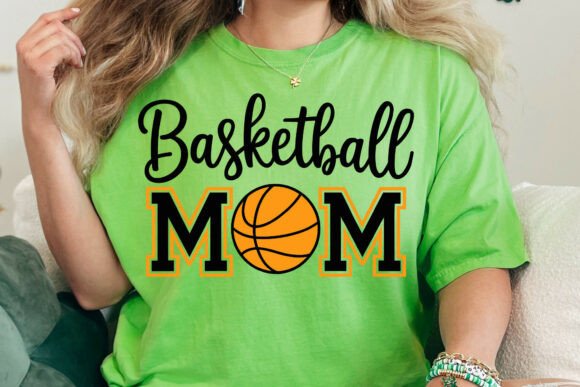 Basketball Mom SVG: A Vibrant Graphic for Crafts and Merchandise