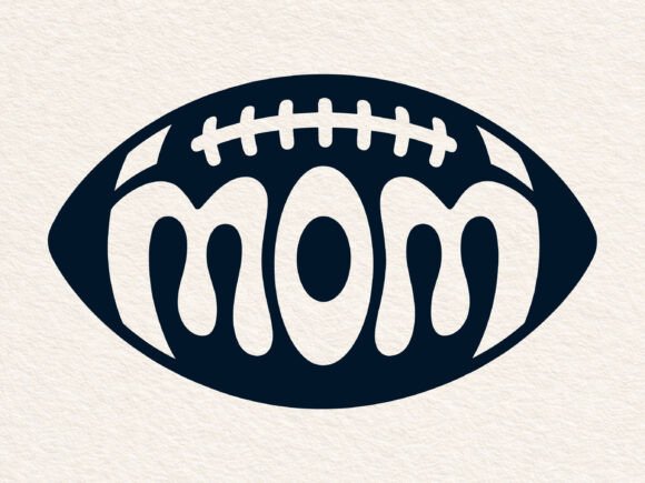 Football Mom SVG Design for Crafts and Handmade Projects
