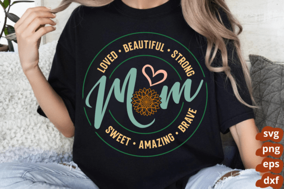 Loved Mom SVG: A Versatile Graphic Design Asset for Crafts and Marketing