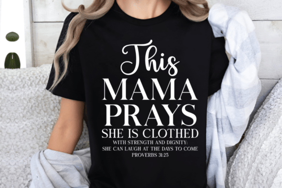 This Mama Prays SVG – A Premium Graphic Design Asset for Crafts and Local Businesses