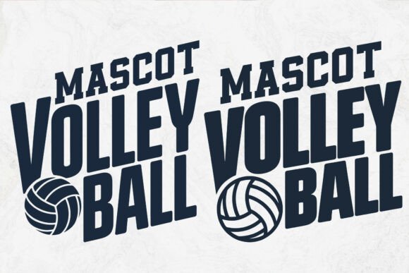 Volleyball Mascot SVG Design: A Versatile Graphic Asset for Crafts and Local Branding