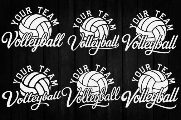 Volleyball Team Name Template SVG: A Versatile Graphic Design Asset for Content Creators