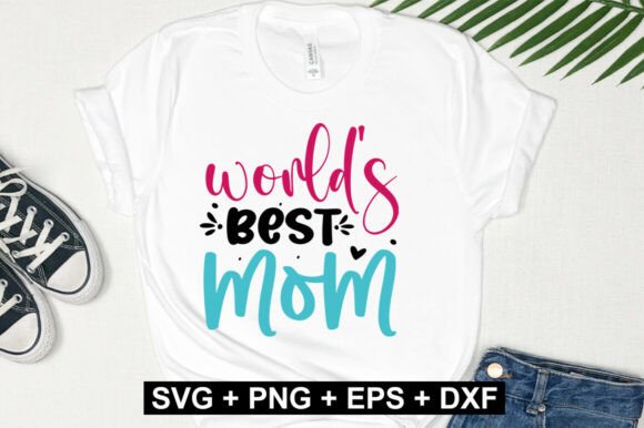 World’s Best Mom SVG Design: A Versatile Graphic for Crafts and Mother’s Day Marketing